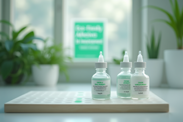 Modern adhesive manufacturing setup using MMA monomer, showcasing eco-friendly processes, advanced bonding applications, and sustainable chemical practices.