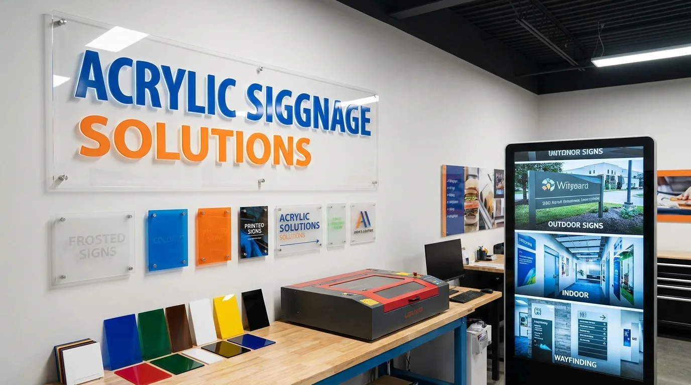 acrylic sheet applications in signage industry