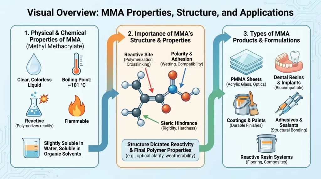 Mma Manufacturing Process What Is Methyl Methacrylate (MMA)? Uses, Properties, Structure ...