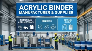 Acrylic Binder Manufacturer & Supplier with High-Quality Acrylic Binder